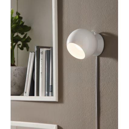 Eglo - Lámpara LED de mesa/pared 1xGU10/2,8W/230V blanca