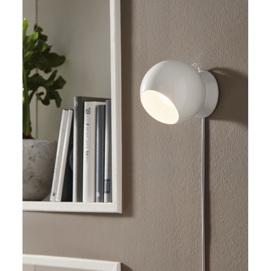 Eglo - Lámpara LED de mesa/pared 1xGU10/2,8W/230V blanca