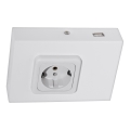 Eglo 94665 - Enchufe bajo mueble de cocina SCHUKO incluye USB TAXANO