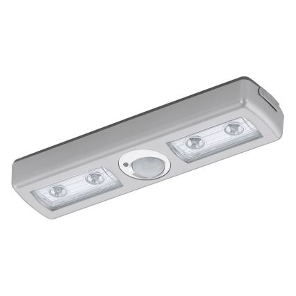 Eglo - Luz nocturna LED de orientación con sensor 4xLED/3xAAA