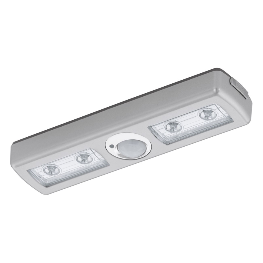 Eglo - Luz nocturna LED de orientación con sensor 4xLED/3xAAA