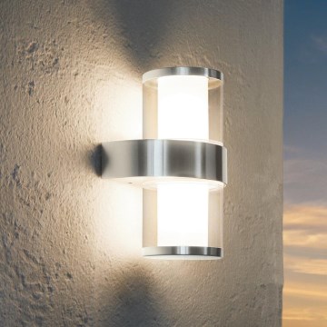 Eglo 94799 - Aplique de pared para exterior BEVERLY 1 2xLED/3,7W/230V IP44
