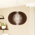 Eglo 95026 - Lámpara colgante STELLATO con cable, 1xE27/60W/230V, diámetro 70 cm, marrón