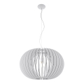 Eglo 95034 - Lámpara colgante con cable STELLATO 1xE27/60W/230V Ø 70 cm blanca