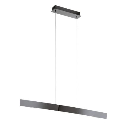Eglo 95549 - Lámpara colgante LED regulable FORNES-S con cable LED/24W/230V 2700-6500K negro