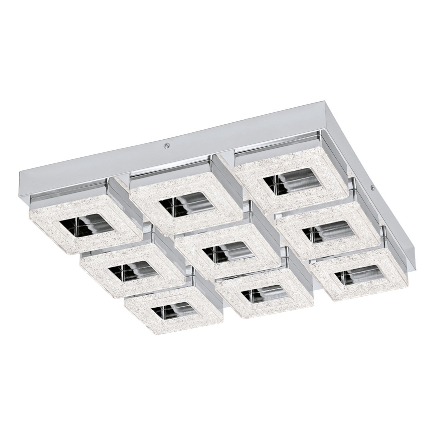 Eglo 95658 - Lámpara de techo de cristal FRADELO 9xLED/4W/230V