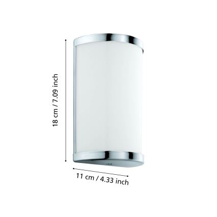 Eglo 95773 - LED Aplique CUPELLA 2xLED/4,5W/230V