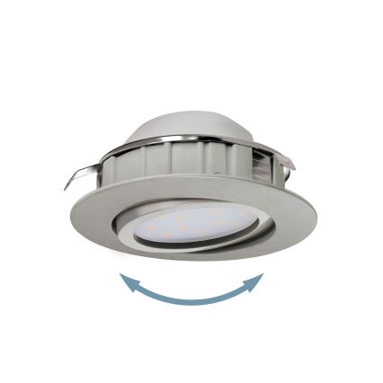 Eglo - Juego de 3 focos empotrables LED PINEDA LED/4,9W/230V