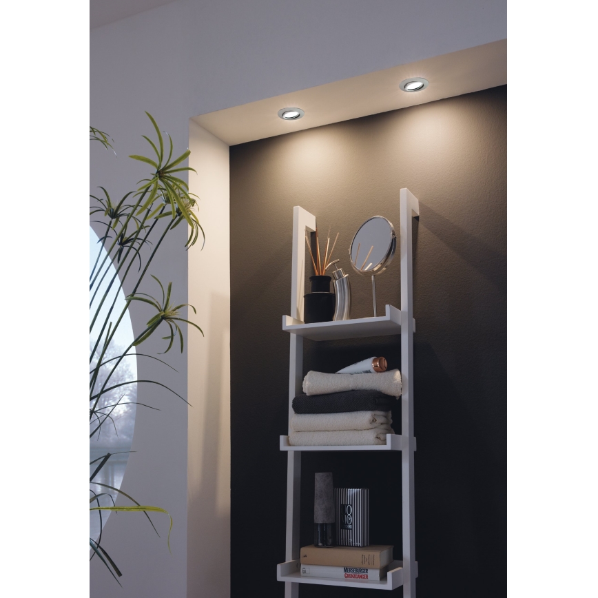 Eglo - Juego de 3 focos empotrables LED PINEDA LED/4,9W/230V