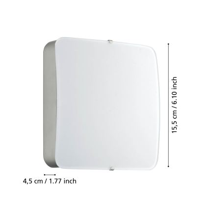 Eglo 95967 - Plafón LED CUPELLA LED/11W/230V cromo mate