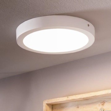 Eglo 96168 - Lámpara de techo LED para baño FUEVA 1 LED/22W/230V IP44, diámetro 30 cm