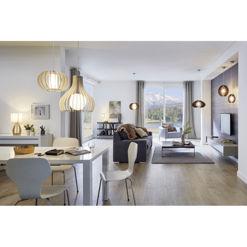 Eglo 96215 - Lámpara colgante TINDORI 1xE27/60W/230V