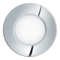 Eglo 96242 - Downlight empotrado LED para baño FUEVA 1 LED/2,7W/230V IP44 Ø 8,5 cm