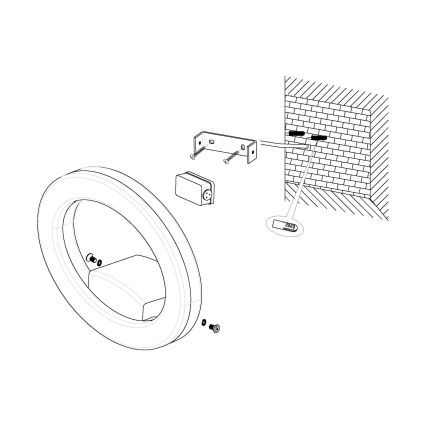 Eglo 96274 - Aplique de pared exterior LED EMOLLIO LED/10W/230V IP44