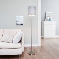 Eglo 96377 - Lámpara de pie PASTERI 1xE27/60W/230V Ø 28 cm, gris