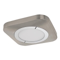 Eglo 96395 - Plafón LED PUYO LED/16,5W/230V níquel