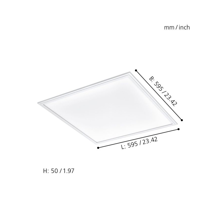 Eglo - LED RGBW Lámpara regulable SALOBRENA-C LED/30,5W/230V + control remoto