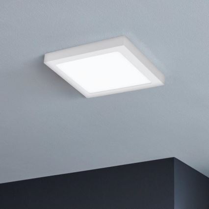 Eglo - Plafón de techo LED RGBW regulable FUEVA-C LED/15,6W/230V Bluetooth 22,5x22,5 cm