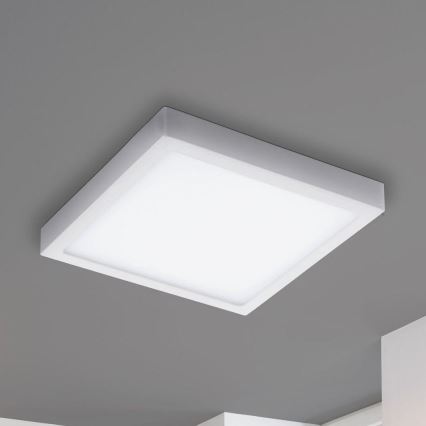 Eglo - Plafón de techo LED RGBW regulable FUEVA-C LED/21W/230V 30x30 cm