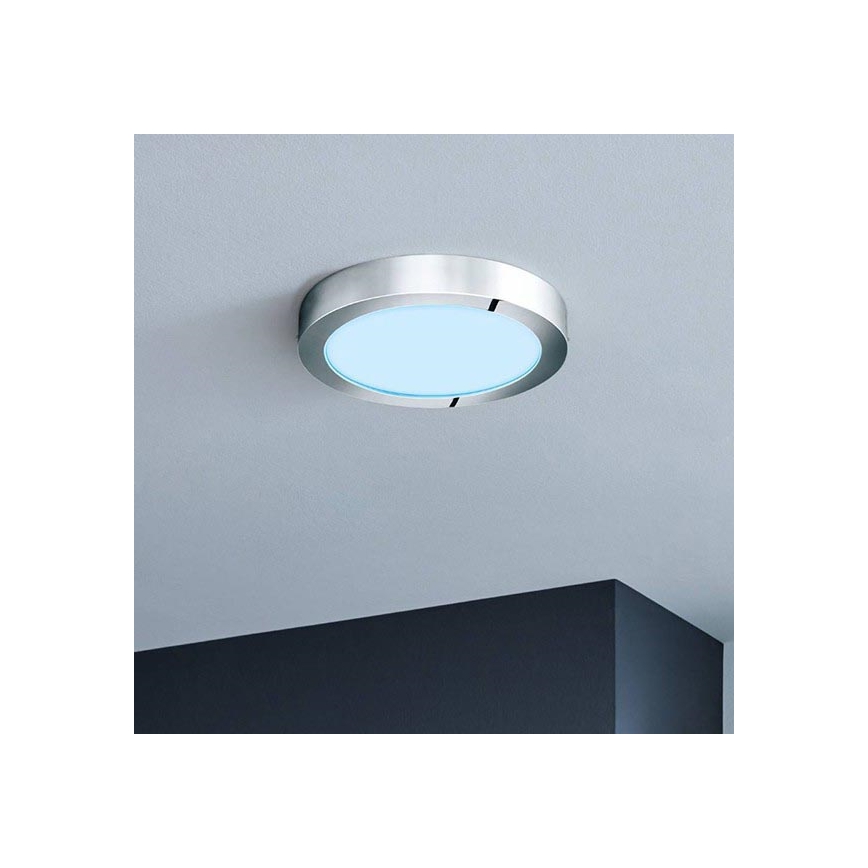 Eglo - Lámpara de techo LED RGBW regulable FUEVA-C LED/15,6W/230V Bluetooth, diámetro 22,5 cm