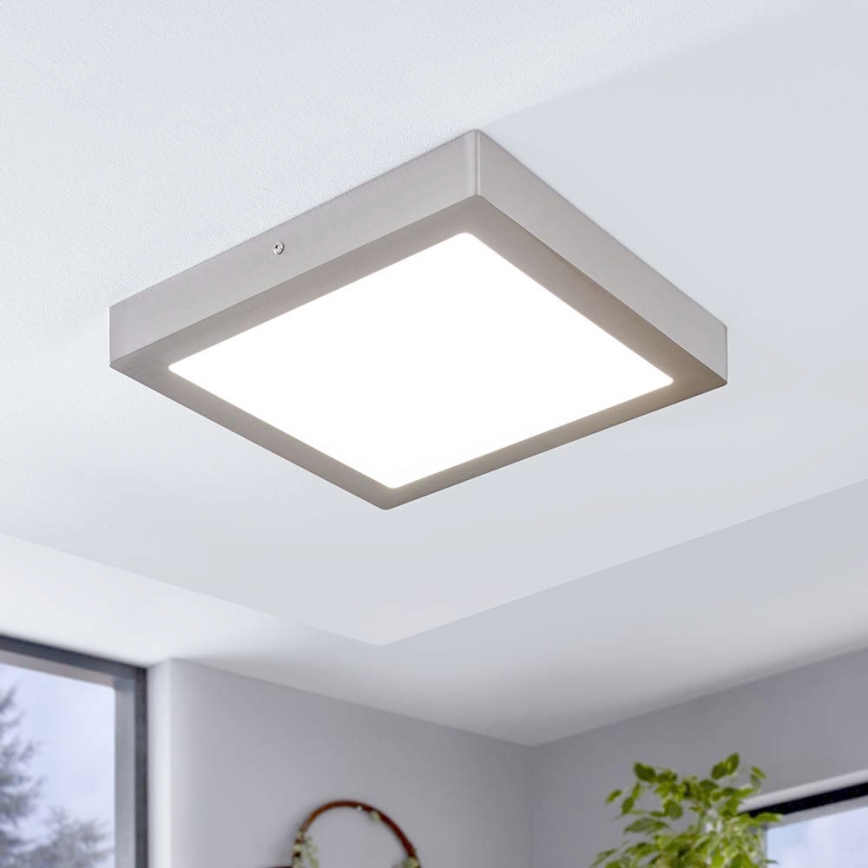 Eglo - Luminaria de techo LED RGBW regulable FUEVA-C LED/21W/230V 30x30 cm