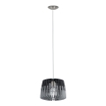 Eglo 96955 - Lámpara colgante con cable ARTANA 1xE27/60W/230V gris/negro 300 mm