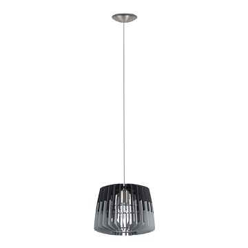 Eglo 96955 - Lámpara colgante con cable ARTANA 1xE27/60W/230V gris/negro 300 mm