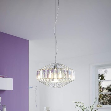 Eglo 96987 - Lámpara colgante PEDROLA 1xE27/60W/230V
