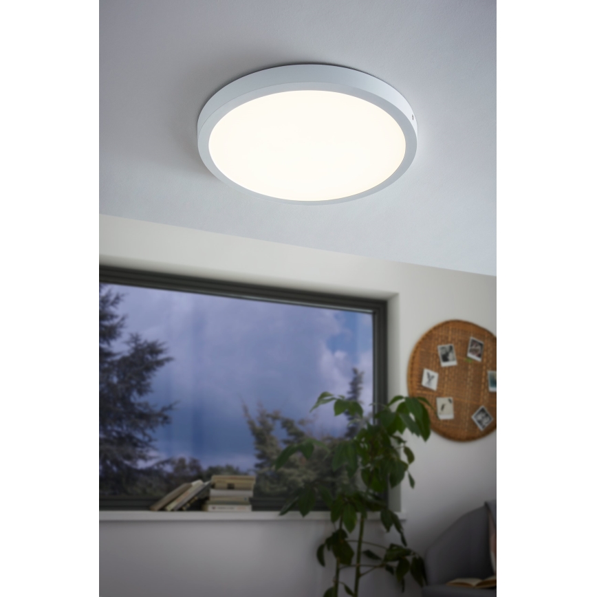 Eglo - Lámpara de techo LED/25W/230V blanca redonda 2500 lm Ø 40 cm