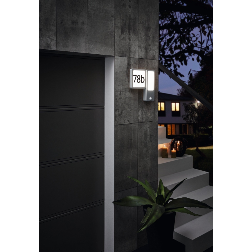 Eglo - Aplique LED de pared para exterior 2xLED/2,7W + LED/3,6W/230V IP44
