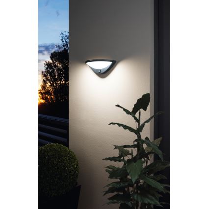 Eglo 97312 - Aplique LED de exterior con sensor BELCREDA LED/9,3W/230V IP44