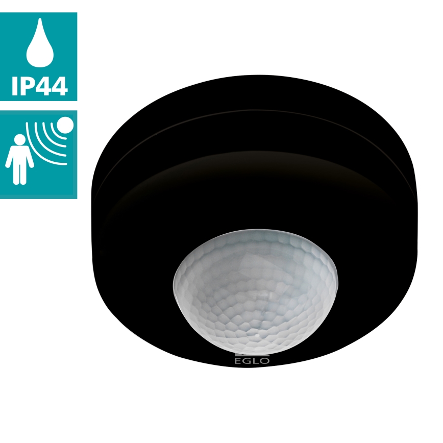 Eglo - Sensor de movimiento para exteriores 12 m negro IP44