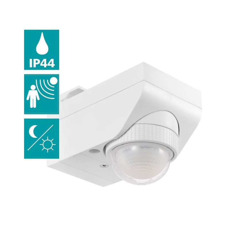Eglo 97466 - Sensor exterior de movimiento y de crepúsculo DETECT ME 4 12 m blanco IP44