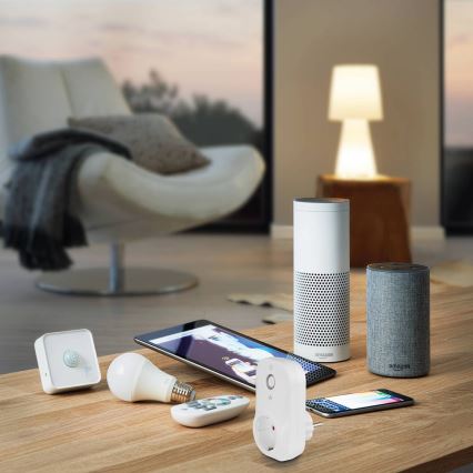 Eglo - Sensor exterior de movimiento y crepuscular CONNECT SENSOR 12 m 3xAA blanco IP44