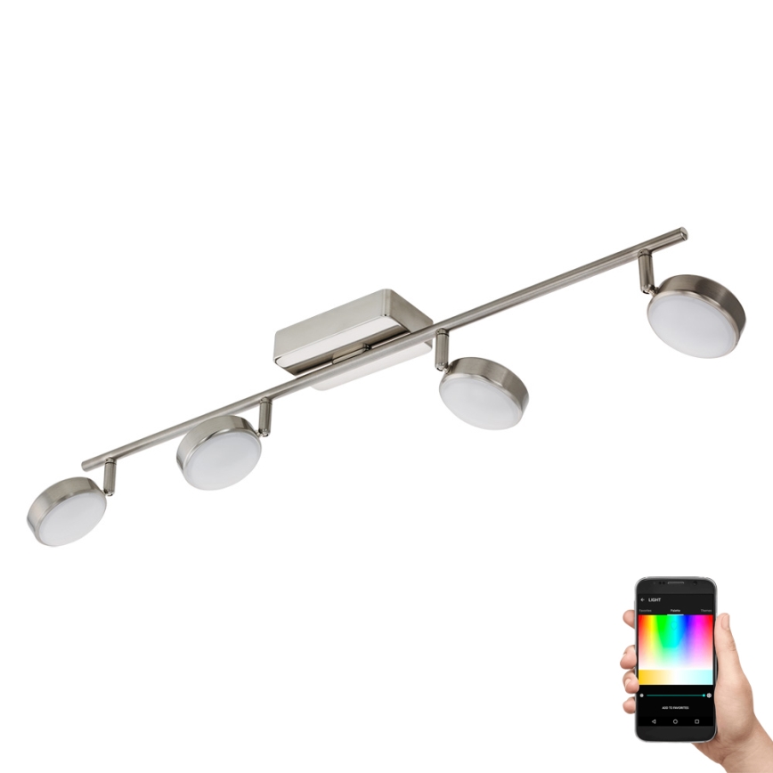 Eglo - LED RGB Foco regulable CORROPOLI-C 4xLED/5W/230V