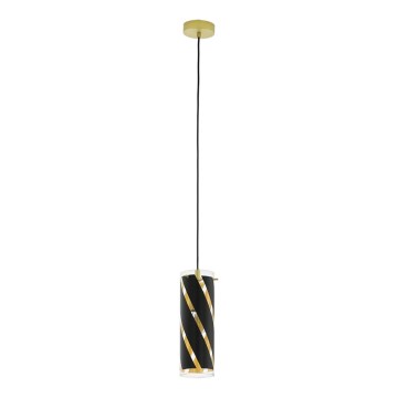 Eglo 97766 - Lámpara colgante con cable PINTO NERO 1, 1xE27/60W/230V