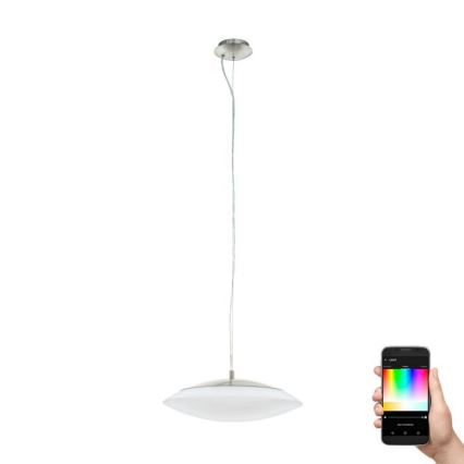 Eglo 97812 - Lámpara colgante regulable LED RGB FRATTINA-C LED/27W/230V