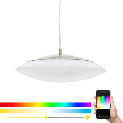 Eglo 97812 - Lámpara colgante regulable LED RGB FRATTINA-C LED/27W/230V