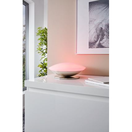 Eglo 97813 - Lámpara de mesa regulable LED RGB FRATTINA-C LED/18W/230V