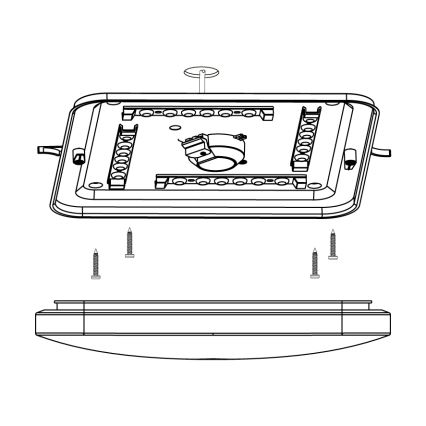 Eglo - Lámpara de techo LED/14,6W/230V