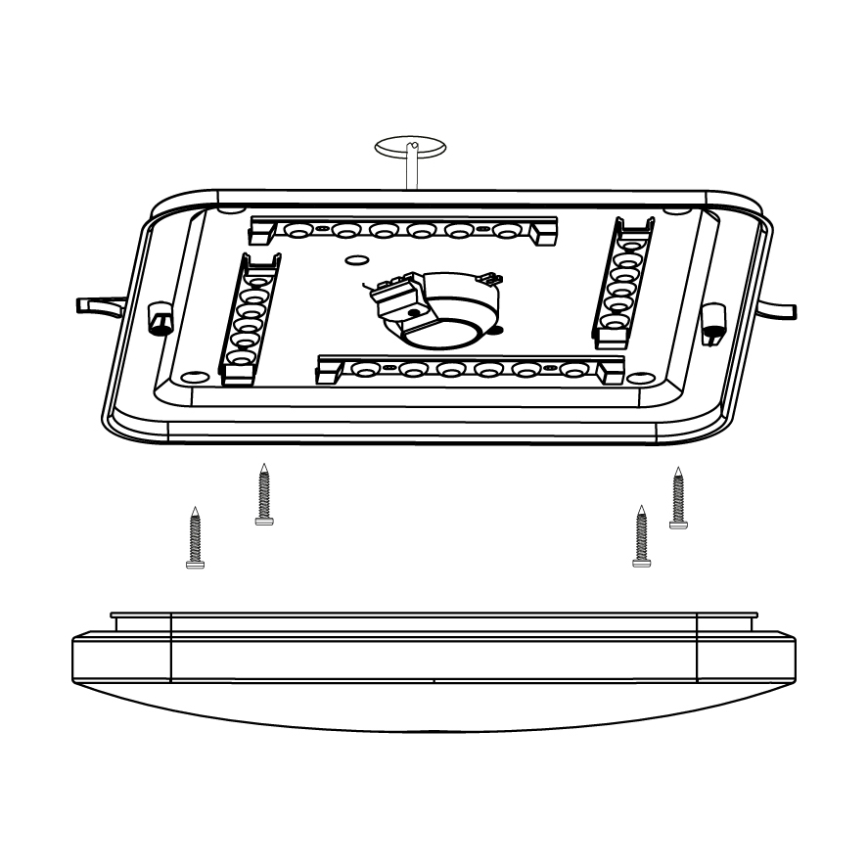 Eglo - Lámpara de techo LED/14,6W/230V