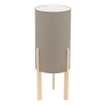 Eglo 97893 - Lámpara de mesa CAMPODINO 1xE27/60W/230V altura 400 mm topo