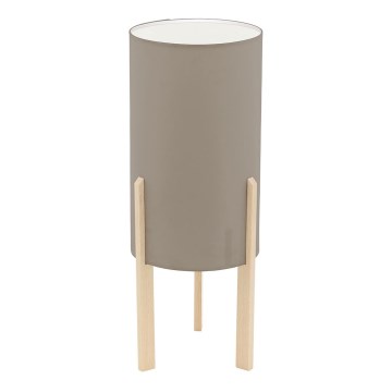 Eglo 97893 - Lámpara de mesa CAMPODINO 1xE27/60W/230V altura 400 mm topo