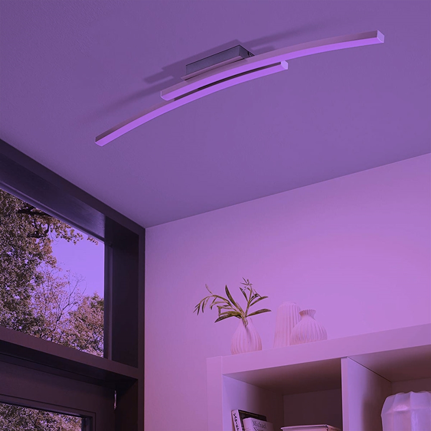 Eglo 97909 - Lámpara de techo de montaje en superficie regulable LED RGB FRAIOLI-C LED/34W/230V