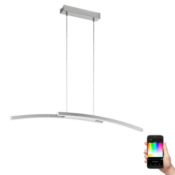Eglo 97911 - Lámpara colgante regulable LED RGB con cable FRAIOLI-C LED/34W/230V