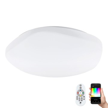 Eglo 97921 - Luminaria de techo LED RGB regulable TOTARI-C LED/34W/230V + mando a distancia