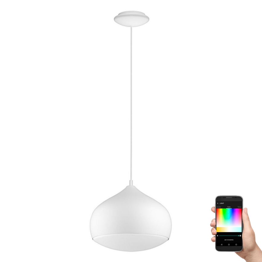 Eglo 98047 - Lámpara colgante regulable LED RGBW COMBA-C con suspensión por cable LED/18W/230V