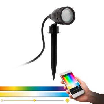 Eglo 98052 - Lámpara exterior LED RGB NEMA-C 1xGU10/5W/230V IP44
