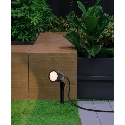 Eglo 98052 - Lámpara exterior LED RGB NEMA-C 1xGU10/5W/230V IP44