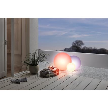 Eglo - Lámpara de pie de exterior 1xE27/40W/230V IP65 ø390